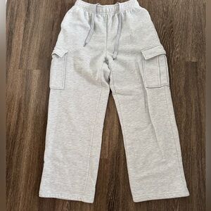 Light Gray Cargo Sweatpants